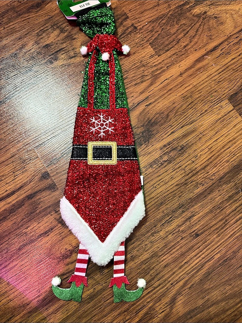 Christmas Elf Tie NWT Red & Green C1.FR.2.1.B1